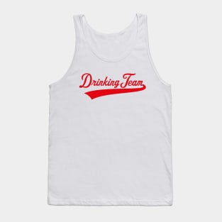 Drinking Team Lettering (Beer / Alcohol / Red) Tank Top